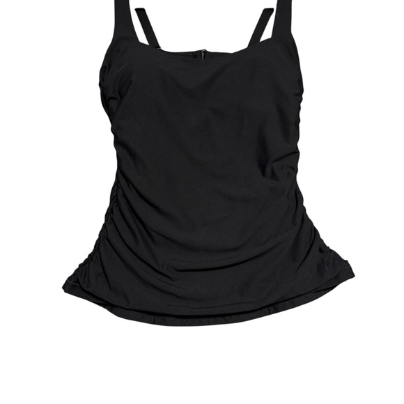 Athleta | Square Neck Bra Cup Tankini Black Size 36 B/C - Picture 4 of 11